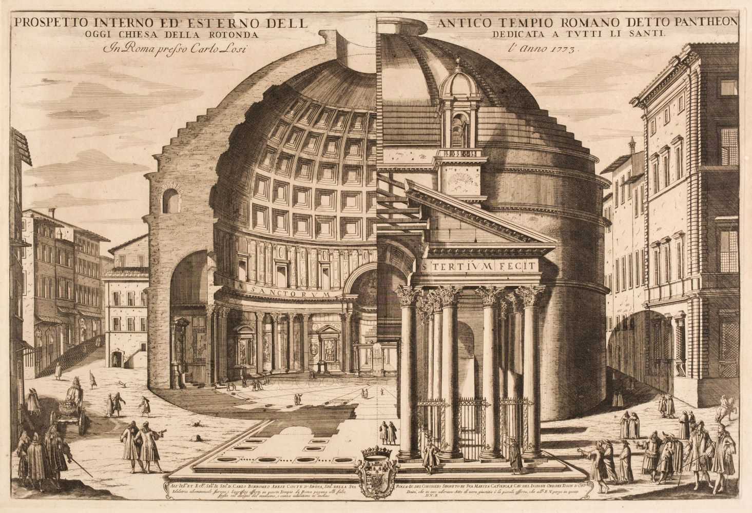 Lot 313 - Girelli (Pietro Paolo, circa 1685-circa 1750). Two etchings, 1773