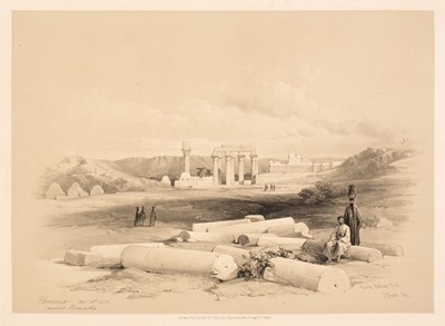 Lot 246 - Roberts (David). A collection of fourteen lithographs of Egypt & Nubia, F. G. Moon, 1847