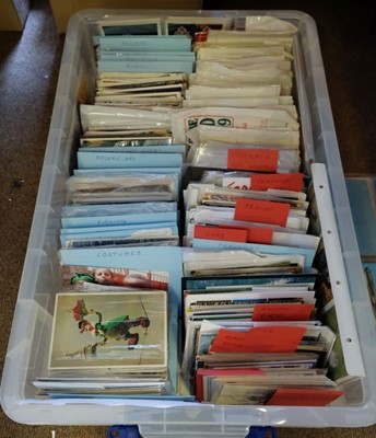 Lot 293 - Postcards. A very large collection of over 6,000 mostly post-Edwardian picture postcards