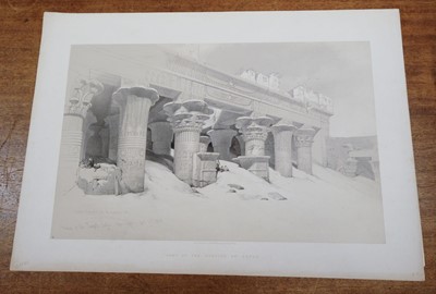 Lot 244 - Roberts (David). A collection of eleven views in Egypt & Nubia, F. G. Moon, 1846 - 47