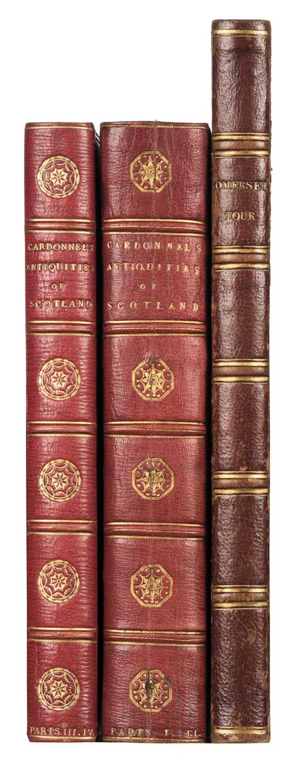 Lot 54 - Cardonnel (Adam de). Picturesque Antiquities of Scotland, 2 volumes, 1788-93