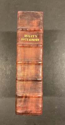 Lot 303 - Bailey (Nathaniel). An Universal Etymological English Dictionary