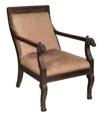Lot 212 - Library Chair. Regency period library chair
