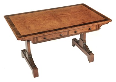 Lot 213 - Library Table. William IV library table