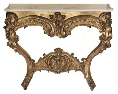 Lot 209 - Console Table. Rococo style console table