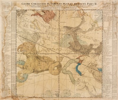 Lot 130 - Celestial Chart. Homann (J. B.). Globi Coelestis in Tabulas Planas Redacti Pars II, circa 1730