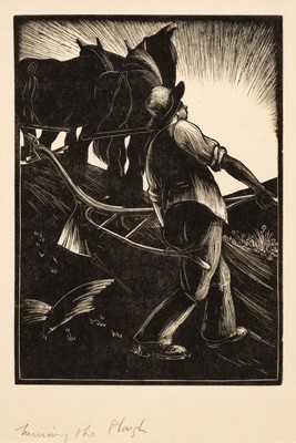 Lot 420 - Leighton (Clare Veronica Hope, (1898-1989). Turning the Plough, 1926
