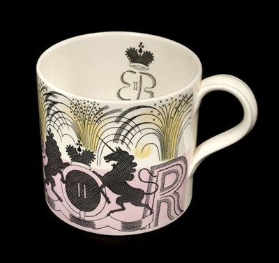Lot 125 - Ravilious (Eric). Coronation Mug, 1953