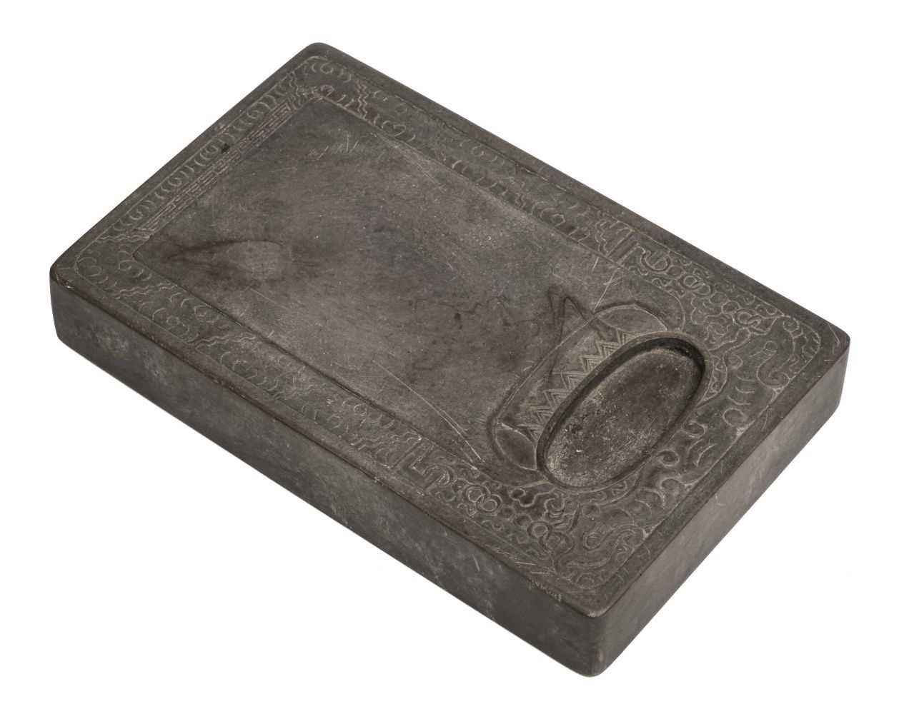 Lot 151 - Ink Stone. 19th-century Chinese inkstone
