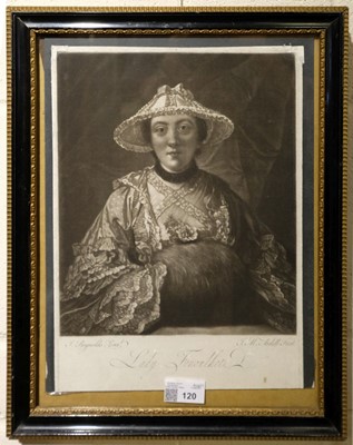 Lot 120 - Reynolds (Sir Joshua, 1723-1792). Lady Fenoulhet, by James McArdell