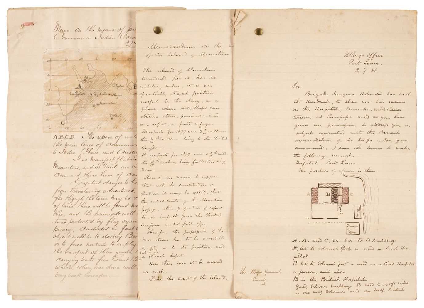 Lot 272 - Gordon (Charles George, 1833-1885). An important Autograph Letter Signed, [Mauritius], 2 July 1881
