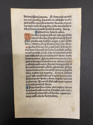 Lot 337 - Books of Hours.