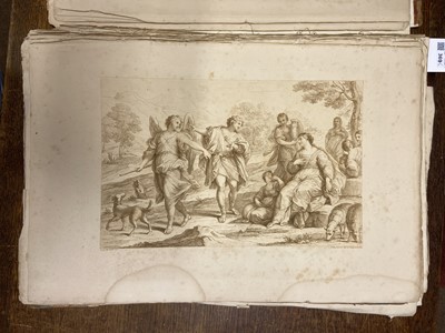 Lot 369 - Bartolozzi (Francesco). Eighty-Two [Seventy-three] Prints..., 2 vols., c.1800