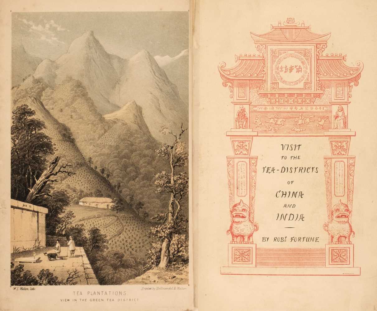 Lot 20 - Fortune (Robert). A Journey to the Tea Countries of China... , 1st edition, John Murray, 1852