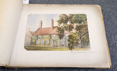 Lot 377 - Yorkshire. Hull and Neighbourhood, Sketches 1882-1883