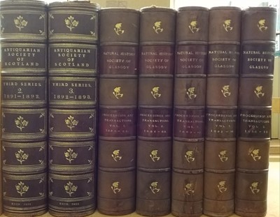 Lot 33 - Society of Antiquaries of Scotland. Proceedings, 15 volumes, 1879-93, etc