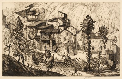 Lot 511 - Nixon (Job, 1891-1938). Italian Mountain Village