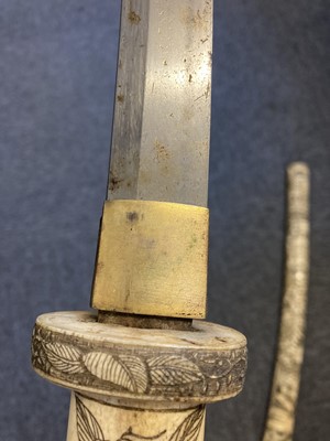 Lot 164 - Sword. Japanese short sword, Meiji Period