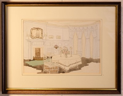 Lot 483 - Household Interiors. Four paintings of household interiors, c. 1890s