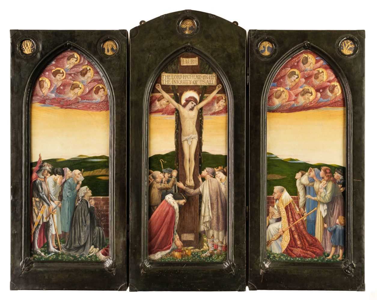 575 - Sleigh (Bernard, 1872-1954). The Crucifixion: A Triptych, 1929