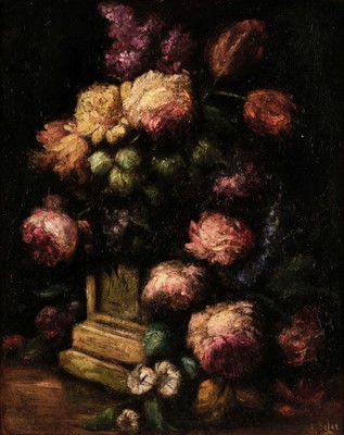 Lot 630 - Silas (Louis, 19th Century). Still Life of Roses