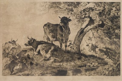 Lot 94 - Cooper (Thomas Sidney, 1803-1902). Cattle Resting beneath a Tree