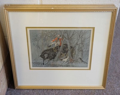Lot 101 - Herring (Joseph F. Snr.). Four Hunting prints, Vincent Brooks Ltd, circa 1880
