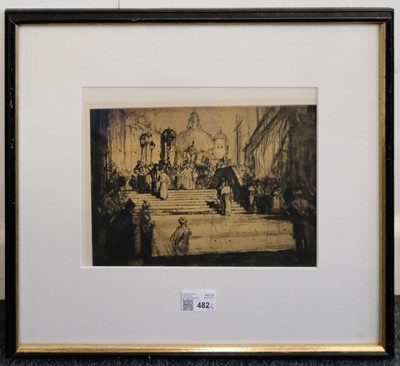 Lot 482 - Brangwyn (Frank, 1867-1956). A Venetian Procession, 1919, and others