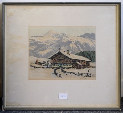 Lot 494 - Figura (Hans, 1899-1978). Three Tyrolean Scenes