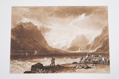 Lot 394 - Turner (Joseph Mallord William, 1775-1851). The Source of the Arveron & Lake Thun