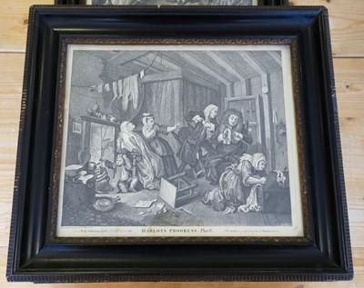 Lot 102 - Hogarth (William). The Harlot's Progress (complete), early 19th-century impressions