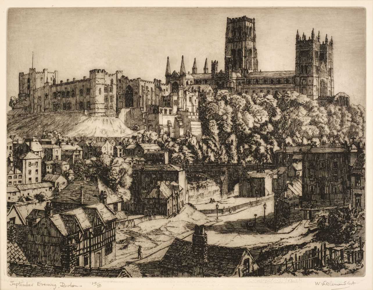 Lot 514 - Lishman (Walter, 1900-1986). September Evening, Durham, and 7 other etchings