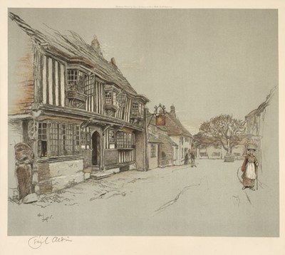 Lot 79 - Aldin (Cecil Charles Windsor).  Nine prints of Coaching Inns, circa 1910