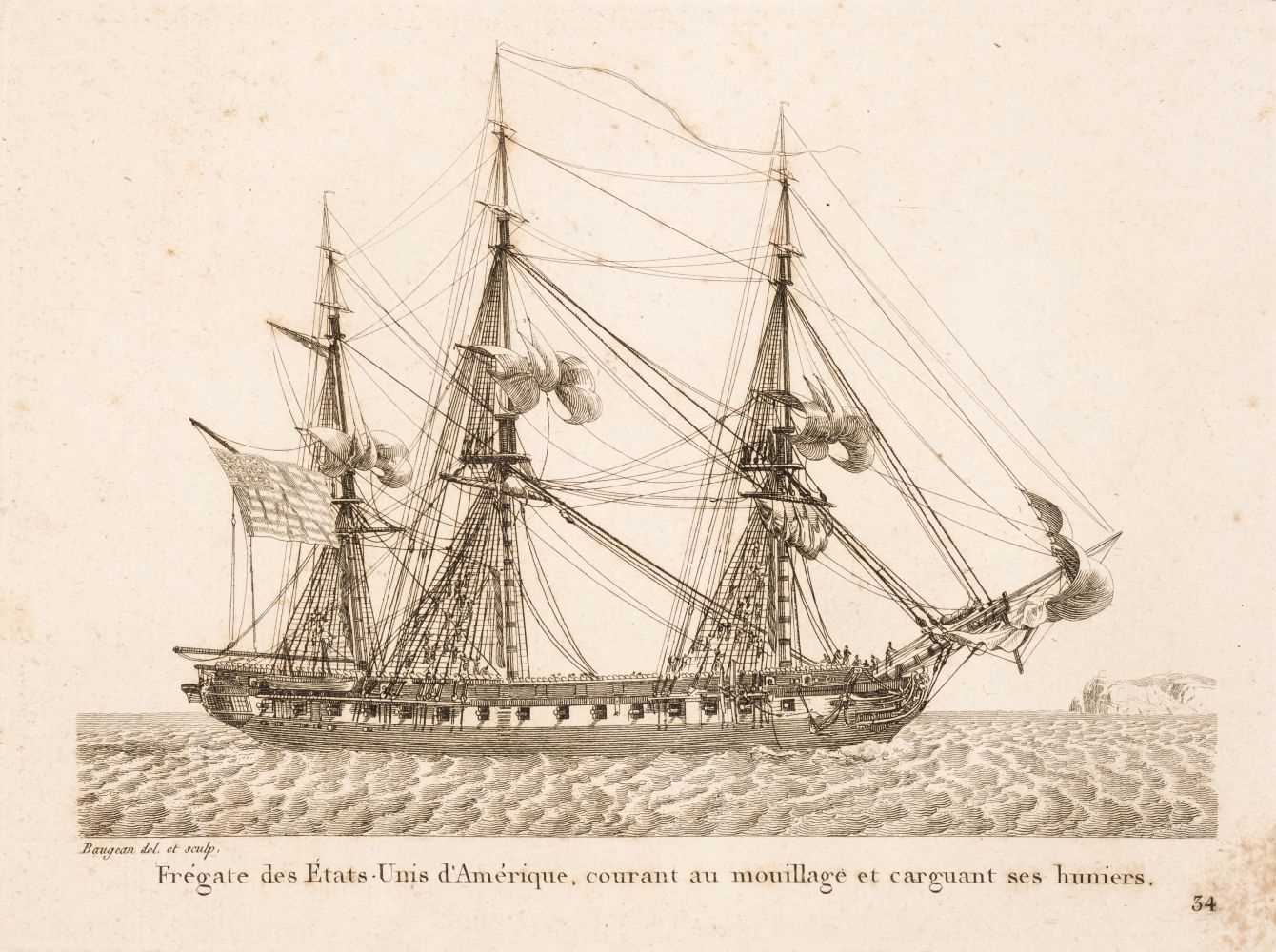 Lot 2 - Baugean (Jean Jérôme) Recueil de petites marines, 1817