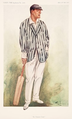 Lot 515 - Vanity Fair. A collection of 29 caricatures of cricketers, circa 1895 - 1912