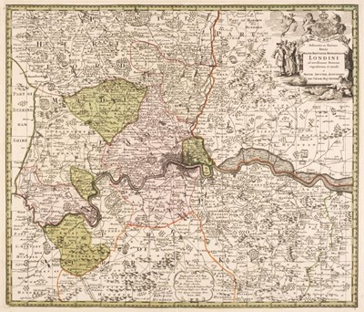 Lot 413 - London. Seutter (Matthaus), Delineatio ac finitima Regio Magnae Brittaniae...,  circa 1730