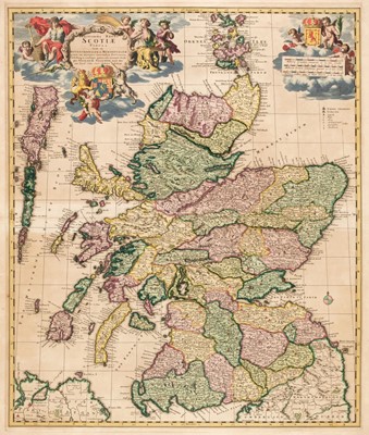 Lot 437 - Scotland. Visscher (N.), Exactissima Regni Scotiae Tabula..., circa 1680