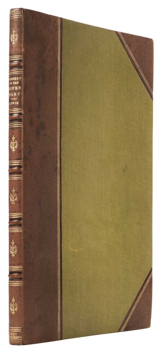 Lot 14 - Lewis (Frederick Christian) Scenery of the River Dart, London: F.C. Lewis, 1821