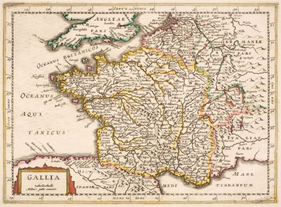 Lot 392 - France. Cloppenburgh (H. Van Evertsz), Gallia and 27 regional maps of France, 1630 or later