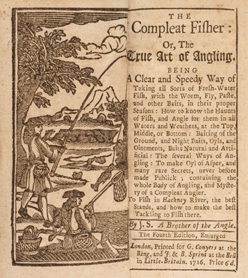 Lot 68 - Smith (John). The Compleat Fisher, or, The True Art of Angling..., 1716
