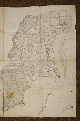 Lot 356 - Australia. Slater. (T.), Contour Map of Mornington Peninsula, 1891