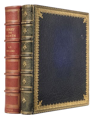 Lot 368 - Binding. Henry VIII, by A.F. Pollard, 1902