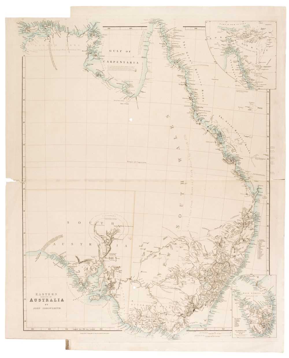 Lot 352 - Australia. Arrowsmith (John), Eastern Portion of Australia, 1842