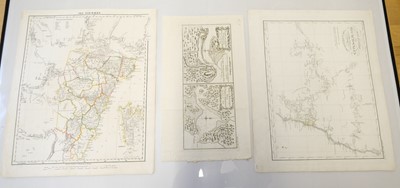 Lot 351 - Australia. A collection of 20 maps, 18th & 19th century