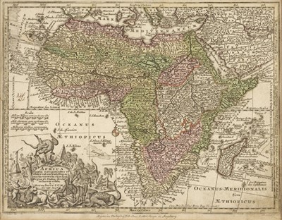 Lot 346 - Africa. Seutter (Matthaus), Africa juxta Navagationes et observat rectissimus..., circa 1760