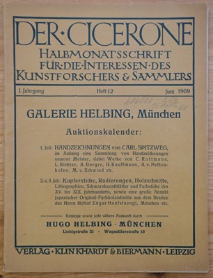Lot 223 - Der Cicerone. 94 issues, 1909-1918
