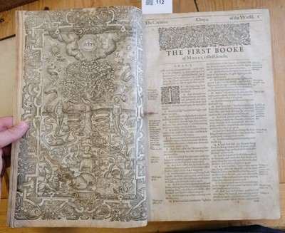 Lot 112 - Bible [English]. The Holy Bible, containing the Old Testament and the New, 1616