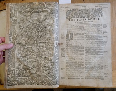 Lot 112 - Bible [English]. The Holy Bible, containing the Old Testament and the New, 1616