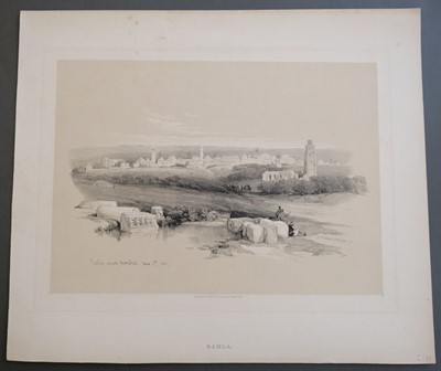 Lot 165 - Roberts (David). A collection of 28 prints, title pages and maps, circa 1848