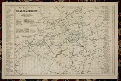 Lot 429 - Railway Maps. Osborne (E. C.), Osborne's Map of the Grand Junction Railway, circa 1837